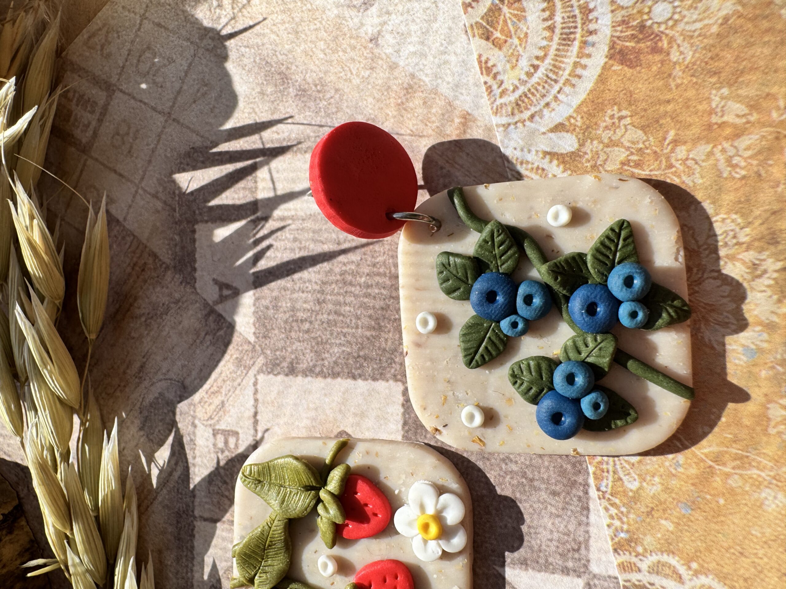 Cercei afine și căpșune - Imagine 3